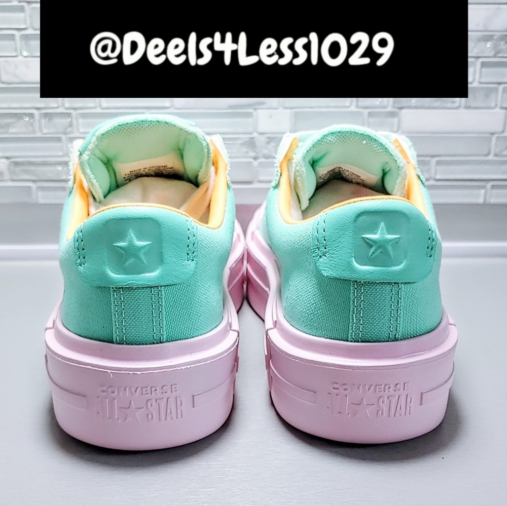 Converse Chuck Taylor All Star Cruise Low Womens Size 7.5 Aqua Summit Pink - Picture 4 of 6